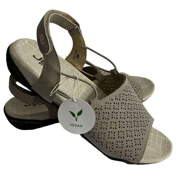 JBU BY‎ JAMBU Women's Sandals Size 8M Pixie Vegan Light Taupe